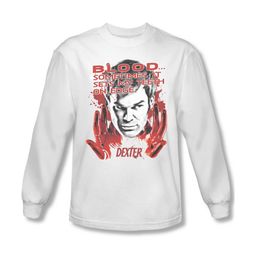 Dexter Shirt Blood Long Sleeve Red Tee T-Shirt