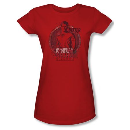 Dexter Shirt Juniors America's Favorite Red T-Shirt