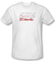 Dexter Shirt Plastic Prediction Adult White T-Shirt Tee