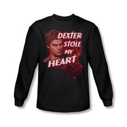 Dexter Shirt Stole My Heart Long Sleeve Black Tee T-Shirt