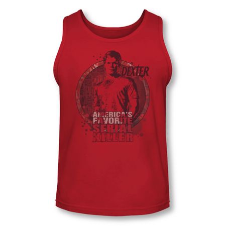 Dexter Shirt Tank Top America's Favorite Red Tanktop