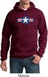 Distressed Air Force Star Hoodie