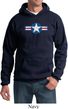 Distressed Air Force Star Hoodie