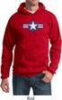 Distressed Air Force Star Hoodie