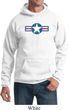 Distressed Air Force Star Hoodie