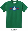 Distressed Air Force Star Kids Shirt