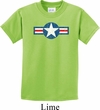Distressed Air Force Star Kids Shirt