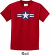 Distressed Air Force Star Kids Shirt
