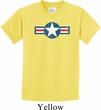 Distressed Air Force Star Kids Shirt