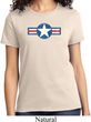 Distressed Air Force Star Ladies Shirt