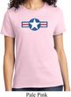 Distressed Air Force Star Ladies Shirt
