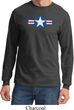 Distressed Air Force Star Long Sleeve Shirt