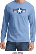Distressed Air Force Star Long Sleeve Shirt