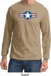 Distressed Air Force Star Long Sleeve Shirt