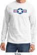 Distressed Air Force Star Long Sleeve Shirt