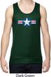 Distressed Air Force Star Mens Moisture Wicking Tanktop