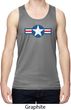 Distressed Air Force Star Mens Moisture Wicking Tanktop