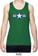 Distressed Air Force Star Mens Moisture Wicking Tanktop