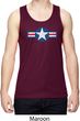 Distressed Air Force Star Mens Moisture Wicking Tanktop