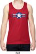 Distressed Air Force Star Mens Moisture Wicking Tanktop