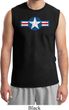 Distressed Air Force Star Mens Muscle Shirt