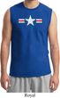 Distressed Air Force Star Mens Muscle Shirt