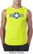 Distressed Air Force Star Mens Sleeveless Shirt