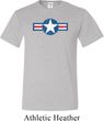 Distressed Air Force Star Mens Tall Shirt