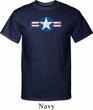 Distressed Air Force Star Mens Tall Shirt