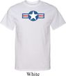 Distressed Air Force Star Mens Tall Shirt