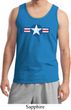 Distressed Air Force Star Mens Tank Top