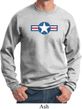 Distressed Air Force Star Sweatshirt