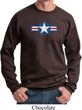 Distressed Air Force Star Sweatshirt
