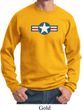 Distressed Air Force Star Sweatshirt