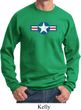 Distressed Air Force Star Sweatshirt