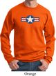 Distressed Air Force Star Sweatshirt
