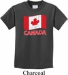 Distressed Canada Flag Kids Shirt