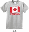 Distressed Canada Flag Kids Shirt