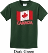 Distressed Canada Flag Kids Shirt