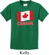 Distressed Canada Flag Kids Shirt