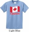 Distressed Canada Flag Kids Shirt