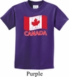 Distressed Canada Flag Kids Shirt