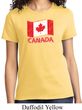 Distressed Canada Flag Ladies Shirt