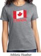 Distressed Canada Flag Ladies Shirt