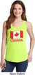 Distressed Canada Flag Ladies Tank Top
