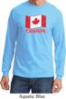 Distressed Canada Flag Long Sleeve Shirt
