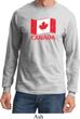 Distressed Canada Flag Long Sleeve Shirt