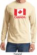 Distressed Canada Flag Long Sleeve Shirt