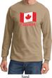 Distressed Canada Flag Long Sleeve Shirt