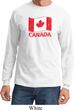 Distressed Canada Flag Long Sleeve Shirt